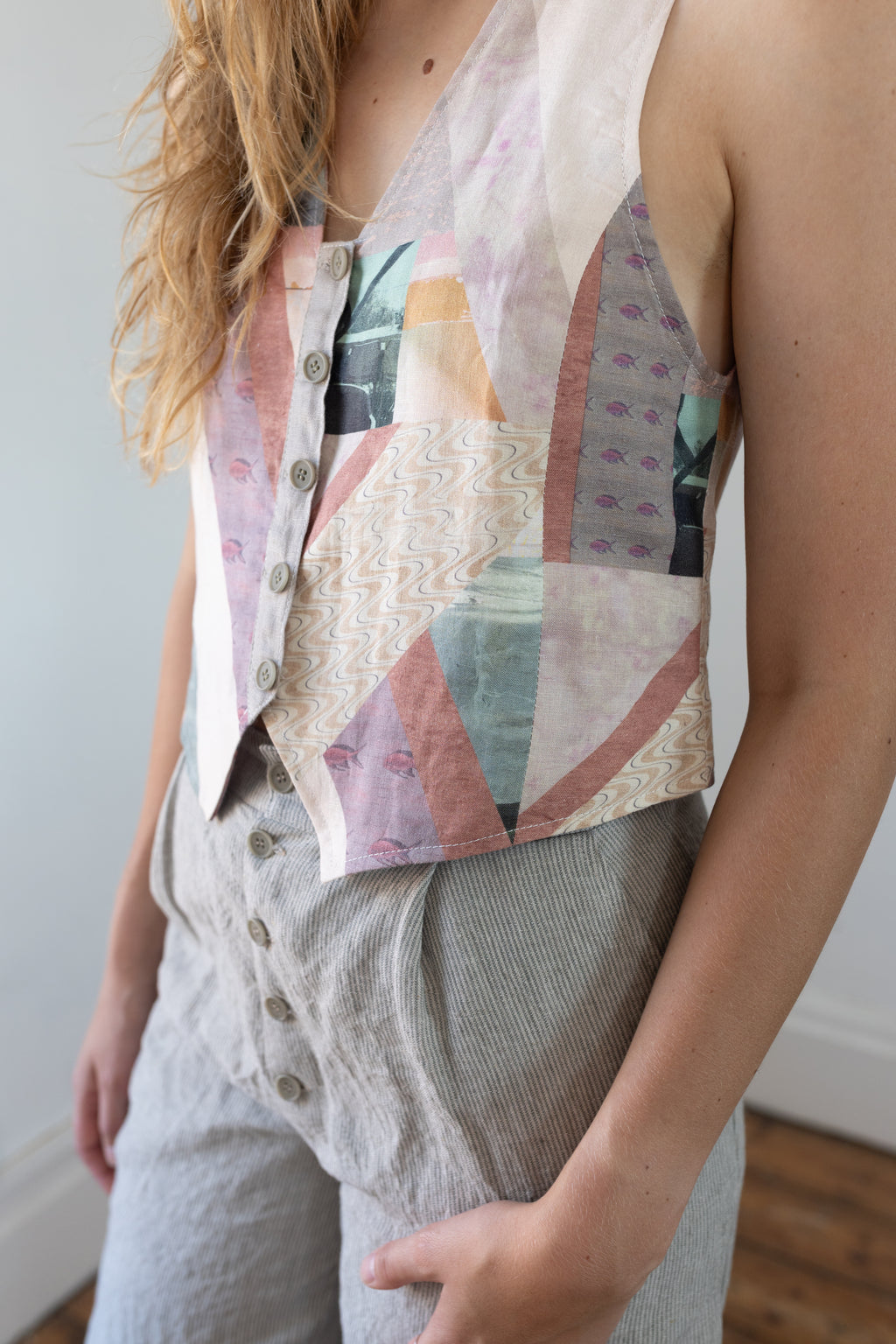 Waistcoat 03 Collage Print