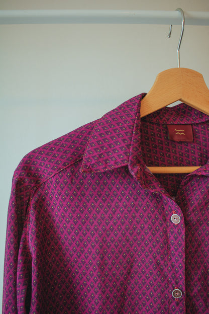 Burgundy Diamond Shirt 01