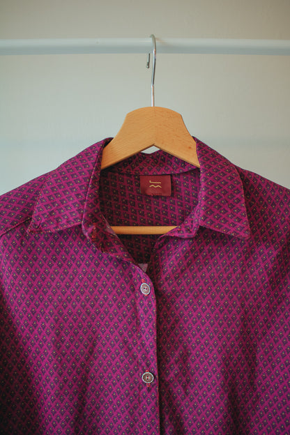 Burgundy Diamond Shirt 01