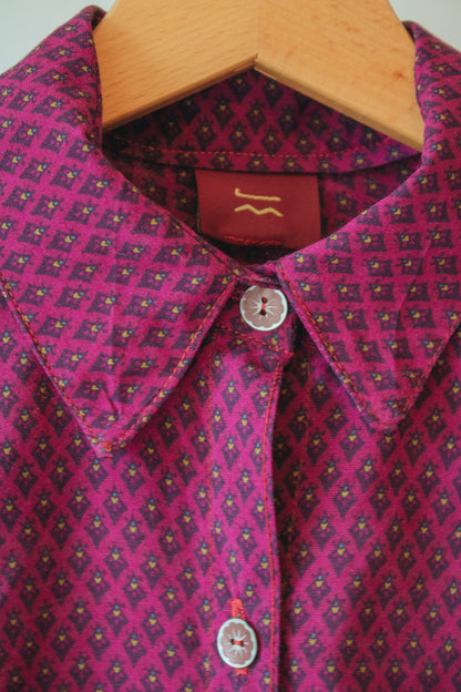 Burgundy Diamond Shirt 01